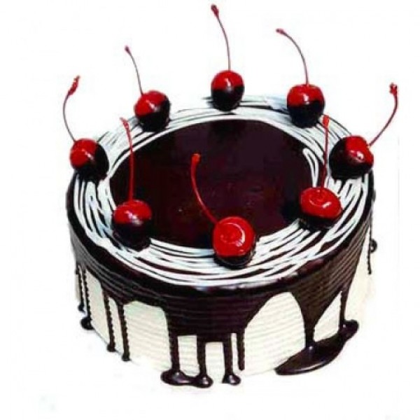 Dark Sweet Bitter Cherry Cake